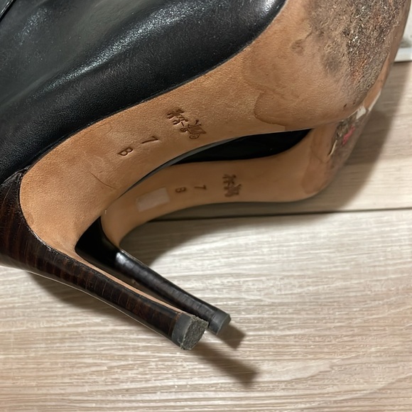 Coach Nickie Boots Black Size 7B Soft Shine Calf - Picture 15 of 15